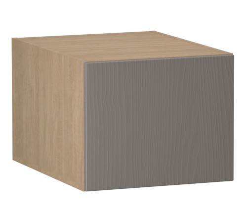 Женева Шкаф антресольный глубокий 1 дверь 45 см, дуб палермо/серый камень