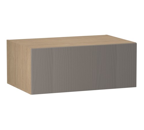 Женева Шкаф антресольный глубокий 1 дверь 60 см, дуб палермо/серый камень