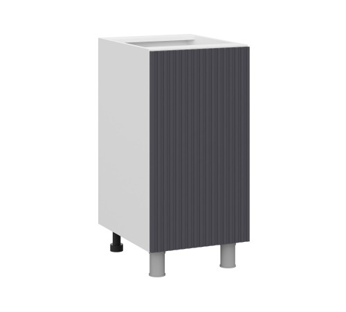 Стайл Стол 1 дв 40х82,4 см, белый/графит