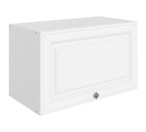 Мишель Шкаф навесной антресольный 1 дв 60х36 см, белый/белый