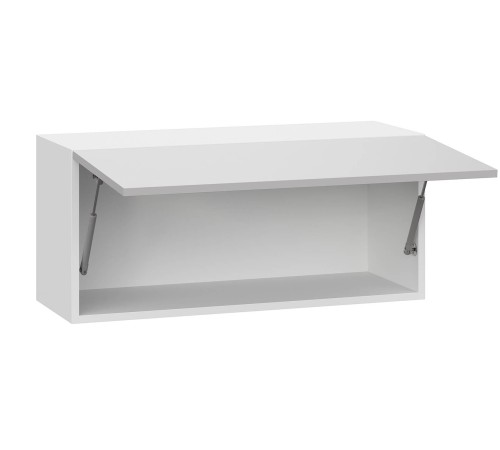 Модерн Шкаф антресольный 1 дв 80х36 см, белый/бланж