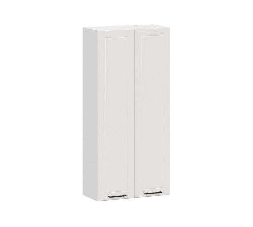 Вектор Пенал навесной 2 дв 60х129х29,6 см, белый/бланж