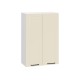 Вектор Шкаф 1 дв 30х91,2 см, белый/базальт