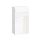 Стрэйт Шкаф 1 дв 50х91,2 см, белый/белый глянец