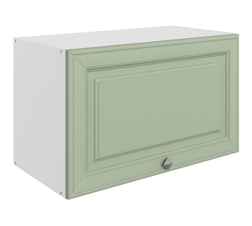 Мишель Шкаф навесной антресольный 1 дв 60х36 см, белый/эвкалипт