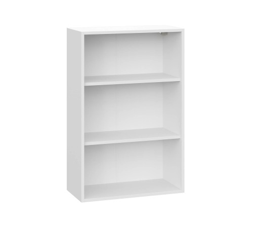 Стрэйт Шкаф 2 дв 60х91,2 см, белый/белый глянец