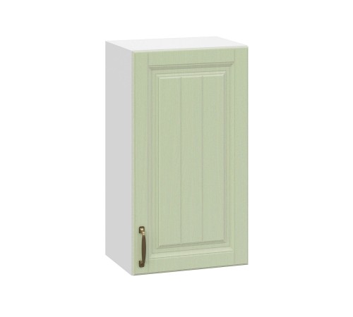 Прованс Шкаф навесной 1 дв 30х72 см, белый/белый текстурный