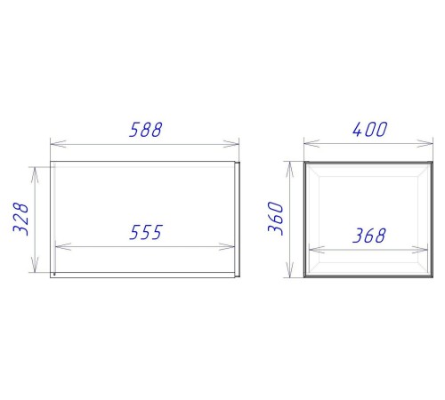 Женева Шкаф антресольный глубокий 1 дверь со стеклом 40 см, дуб палермо/стекло
