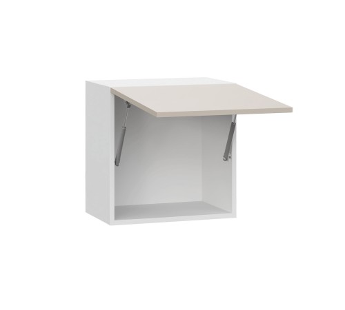 Модерн Шкаф антресольный 1 дв 45х45,6 см, белый/меланж