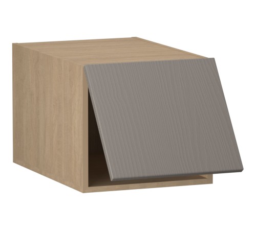 Женева Шкаф антресольный глубокий 1 дверь 40 см, дуб палермо/серый камень