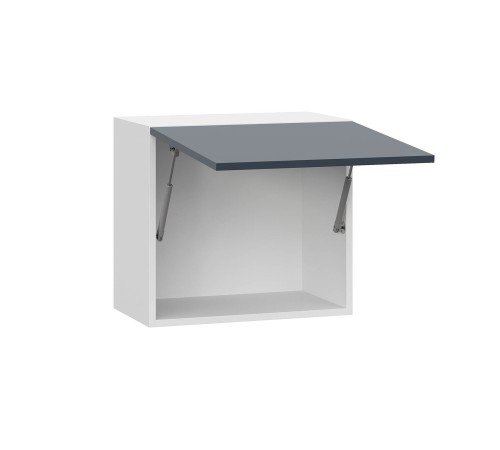 Модерн Шкаф антресольный 1 дв 50х45,6 см, белый/океания