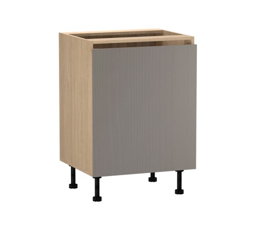 Женева Стол 1 дверь 60 см, дуб палермо/серый камень