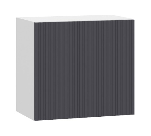 Стайл Навесной шкаф антресольный 1 дв 50х45,6 см, белый/графит