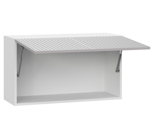 Стайл Навесной шкаф антресольный 1 дв 80х45,6 см, белый/нео