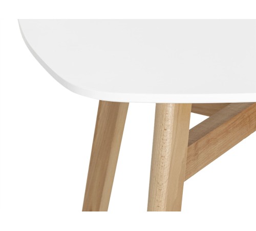 УТ000005563 Кухонный стол Таргет 80, белый/бук