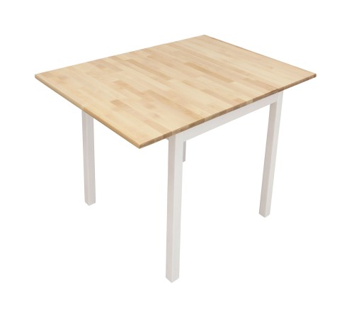 2000025997772 Кухонный стол Карло малый, массив березы/белый