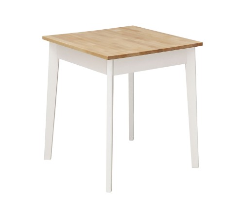 2000025993002 Кухонный стол Амато, массив березы/белый