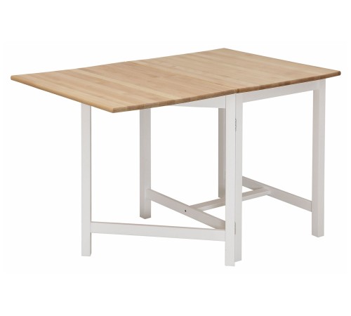2000025992913 Кухонный стол Карло большой, массив березы/белый