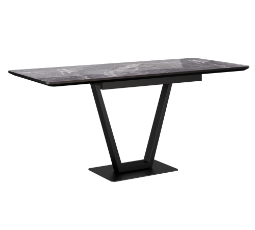 Кухонный стол Даррен / Луи, мрамор серый/черный