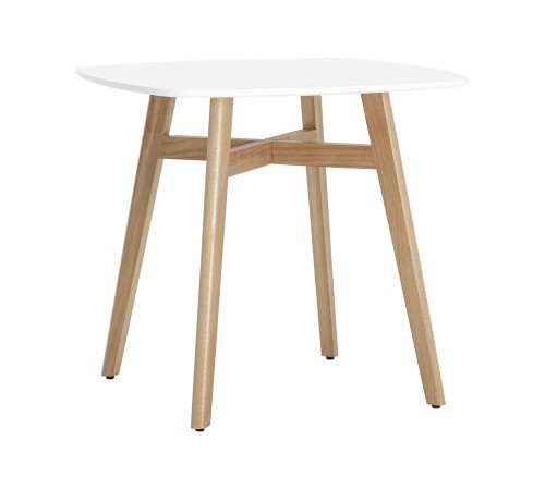 УТ000005563 Кухонный стол Таргет 80, белый/бук