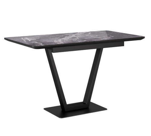 Кухонный стол Даррен / Луи, мрамор серый/черный