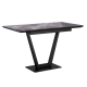 Кухонный стол Даррен / Луи, мрамор серый/черный