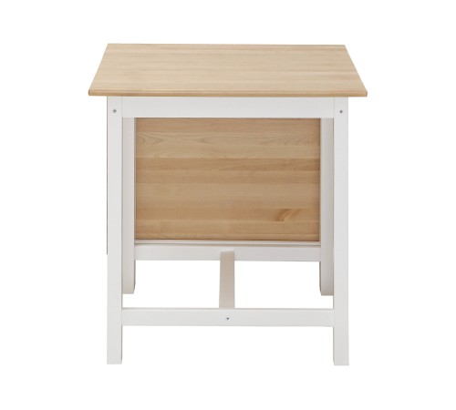 2000025992913 Кухонный стол Карло большой, массив березы/белый