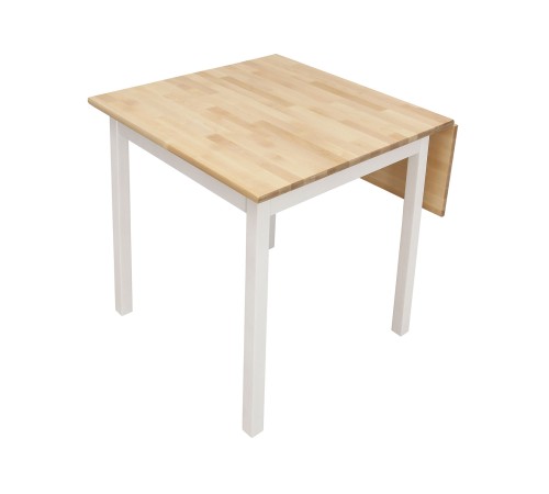 2000025997772 Кухонный стол Карло малый, массив березы/белый