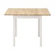 2000025997772 Кухонный стол Карло малый, массив березы/белый