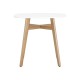 УТ000005563 Кухонный стол Таргет 80, белый/бук
