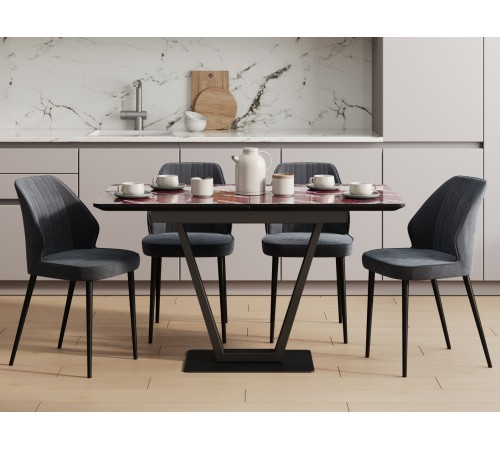 Кухонный стол Даррен / Луи, марс/черный