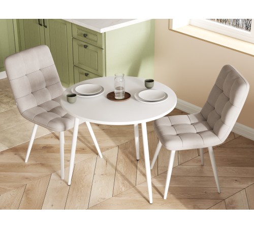 СО-950 Стол кухонный Ленан, белый