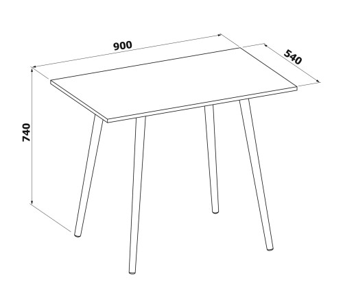 00-00014991 Кухонный стол Север / СО-6, белый 00-00014991 Кухонный стол Север / СО-6, белый