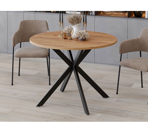 0003.71.000 Стол кухонный Кантри, дуб крафт белый 0003.71.000 Стол кухонный Кантри, дуб крафт белый