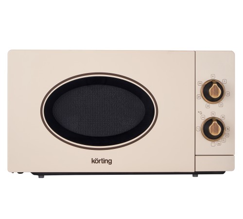 СВЧ-печь KORTING KMO 815 RB, слоновая кость/бронза