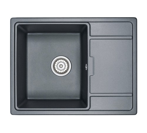 Кухонная мойка кварцевая Гранула 6503, шварц