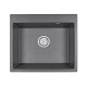Кухонная мойка кварцевая Гранула 6001, графит