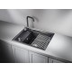 Кухонная мойка кварцевая Granula KS-6004, шварц