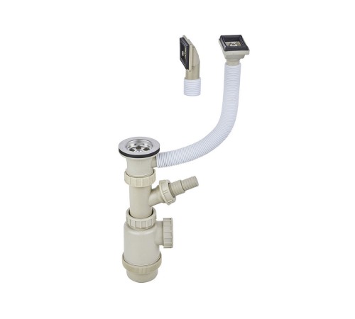 Мойка и сифон "Юкинокс" Классика CLM500.400 --T6C 2C матовая