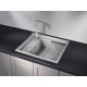 Кухонная мойка кварцевая Granula KS-6004, алюминиум