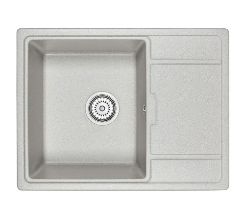 Кухонная мойка кварцевая Гранула 6503, базальт