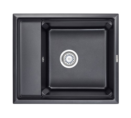 Кухонная мойка кварцевая Granula KS-6004, шварц Кухонная мойка кварцевая Granula KS-6004, шварц