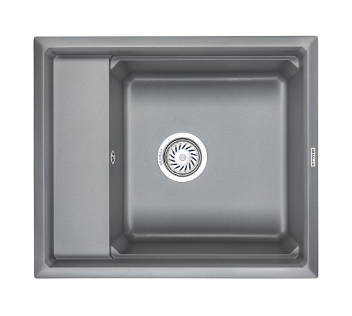 Кухонная мойка кварцевая Granula KS-6004, алюминиум Кухонная мойка кварцевая Granula KS-6004, алюминиум