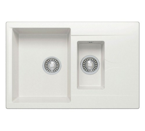 Мойка Полигран Бриг 770, белый хлопок