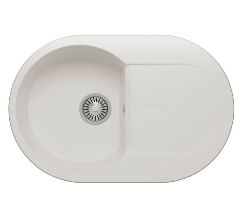 Мойка Полигран Атол 760, белый хлопок