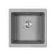 Кухонная мойка кварцевая Гранула 4451, алюминиум