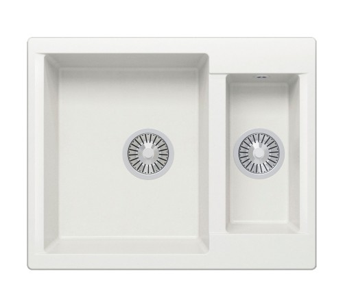 Мойка Полигран Бриг-620, белый хлопок