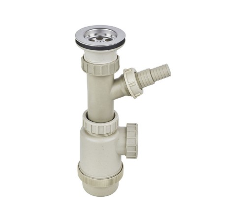 Мойка и сифон "Юкинокс" Классика CLM500.400 ---5C -C матовая 0,5 мм