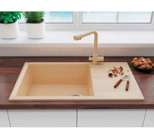 Мойка Полигран Галс 862, кремовый