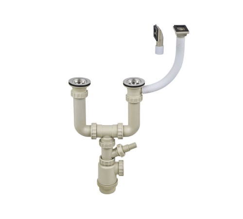 Мойка и сифон "Юкинокс" Стандарт STM800.600 20--6C 3C-матовая